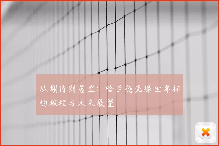 从期待到落空:哈兰德无缘世界杯的旅程与未来展望
