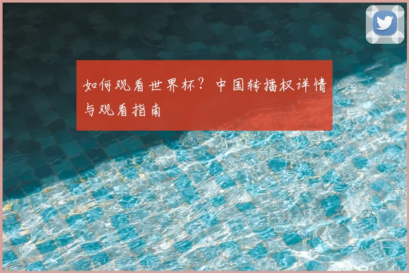 如何观看世界杯?中国转播权详情与观看指南