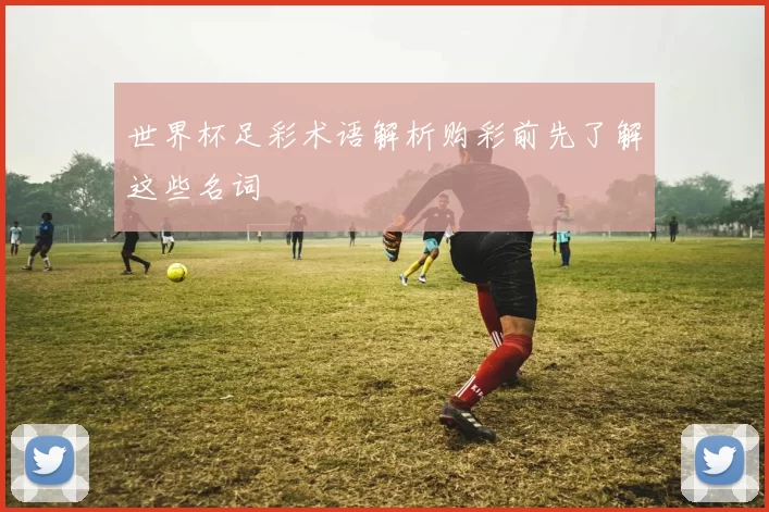 世界杯足彩术语解析购彩前先了解这些名词